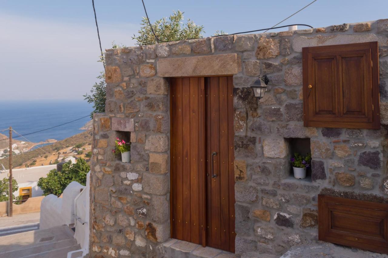 Manos House In Chora Villa Patmos Town Exterior photo