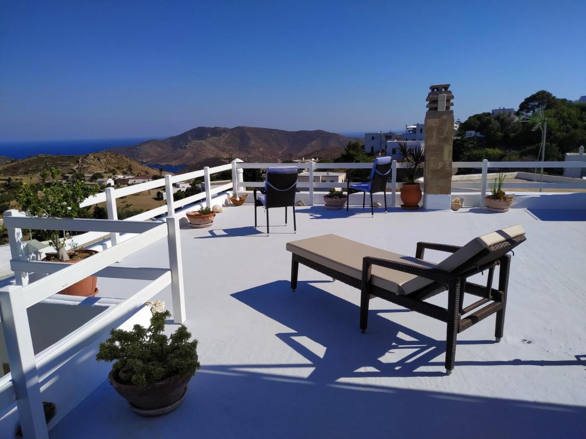 Manos House In Chora Villa Patmos Town Exterior photo
