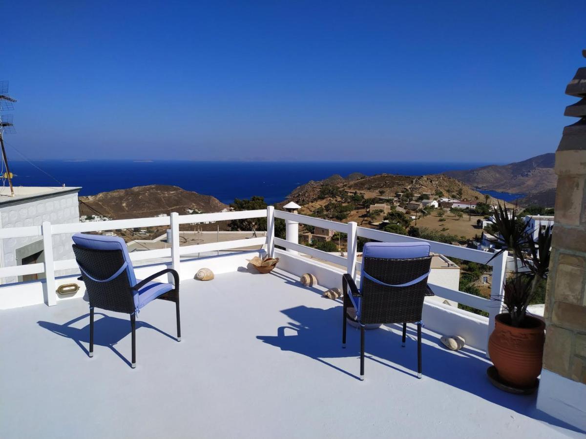 Manos House In Chora Villa Patmos Town Exterior photo
