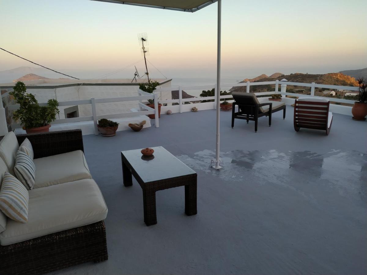 Manos House In Chora Villa Patmos Town Exterior photo